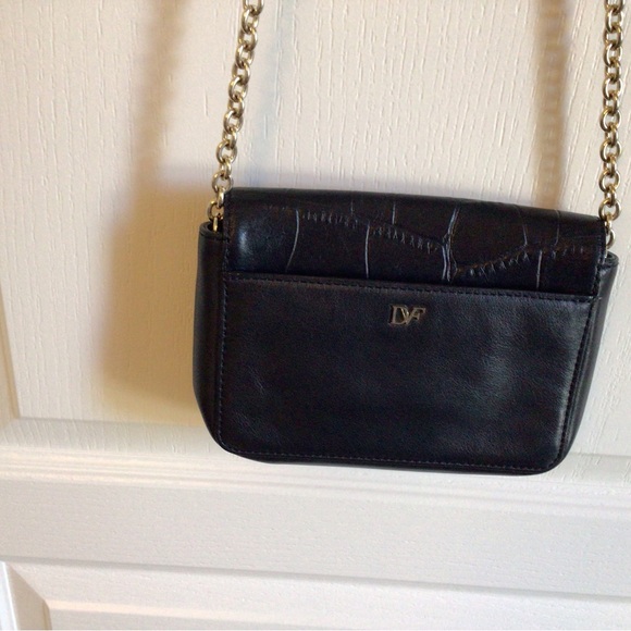 Diane Von Furstenberg Croc-Effect crossbody bag - Picture 5 of 9